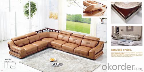 Leather sofa model-14 System 1