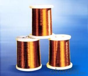 Class 155 modified polyester enameled round copper wire