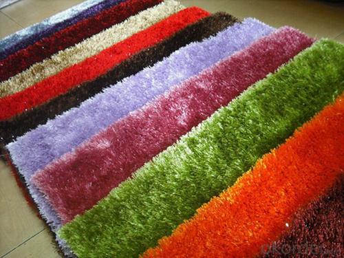 plain polyester shaggy rugs System 1