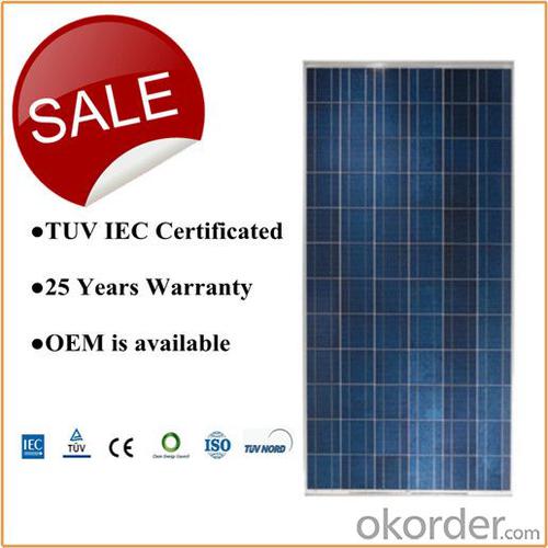 Canadian Solar Panels Price - Solar Panel Poly 270W with TUV System 1