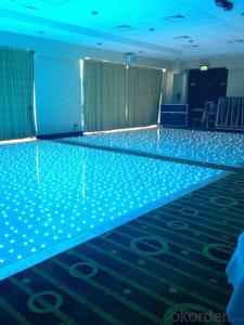 Led rgb twinkling dance floor for events/parties