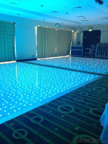 Led rgb twinkling dance floor for events/parties System 1