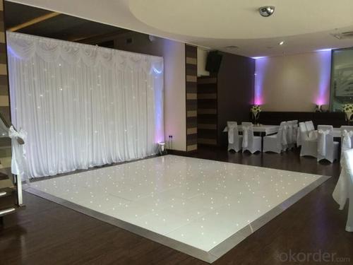 Hot sale ! Led white twinkling dance floor System 1