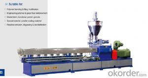 Twin-Screw Extruder two-stage extuder pelletizing systems