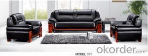 Luxury Modern Sectional  Leather/PU Office Sofa/Chair CN70