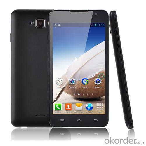 MTK6572 Dual Core 5 inch 3G Android Mobile  Dual Cameras System 1