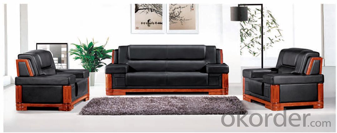 Luxury Modern Sectional  Leather/PU Office Sofa/Chair CN60 System 1