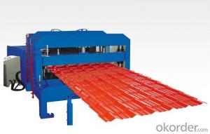 GLAZED TILE FOR ROOF ROLL FORMING MACHINE