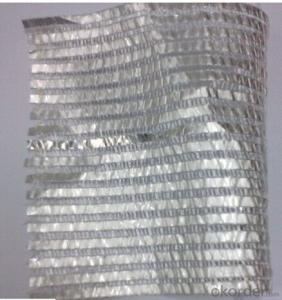 Greenhouse energy saving sunshade net with aluminium