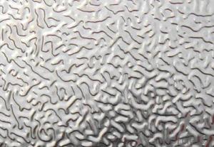 Aluminium embossed sheet with a wide range of properties