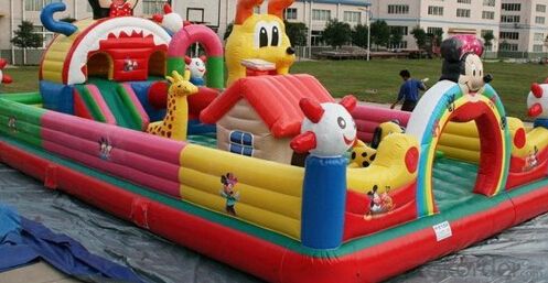 Perfect Funny Great Fun Hot Sale Inflatable Castle Slide System 1