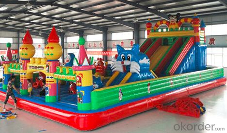 Factory New Designed Colorful Hot Inflatable Castle Combo System 1