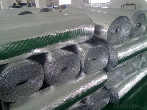 Aluminum Foil Facing Flexible Ducts with AL+PET+LDPE Insulation and Bubble Foil Mylar Film for Heat Seal System 1