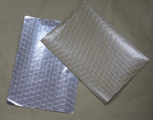 Aluminum Foil Facing Insulation Flexible Ducts Bubble Foil AL+LDPE Mylar Film for Heat Seal AL+PET System 1