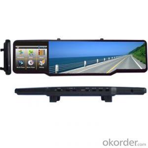 3.5 inch WinCE Net Rearview Mirror GPS Navigation System 1