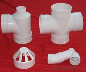 PVC Pipe  GBWall thickness:1.6mm-26.7mm Specification: 16-630mm Length: 5.8/11.8M Standard: GB System 1