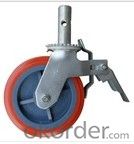 Best price High quality heavy duty rubber steel scaffold caster System 1