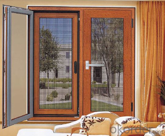 Aluminum Casement Window with Double Glass and Soundproof System 1