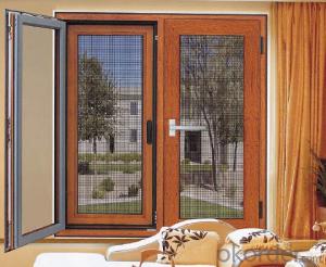 Aluminum Casement Window with Double Glass and Soundproof