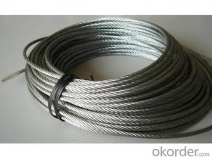 Galvanized Steel Wire Rope Steel Wire Ropes
