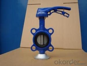 butterfly valve Wafer type lined butterfly valveStandard Structure: Butterfly Pressure: Low Pressure