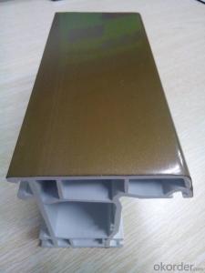Double color coextrusion profile for window  frame