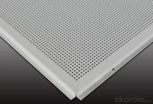 Standard White Lay in Aluminum Ceiling With Good Quality System 1