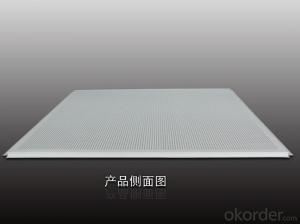 Lay in Perforated Aluminum Ceiling Panels 600*600*0.6MM System 1