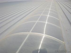 High strength Transparent corrugated FRP/GRP panel FLAT