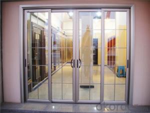 Made in China professional powder coated bullet proof aluminum security sliding door