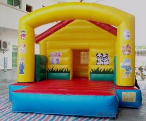 Kids jumping inflatable playground bounce house