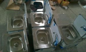 Stainless Steel Sink Basin Hands Free Handless Knee Operated Catering