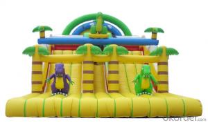 Dinosaur tipo hot sale attractive inflatable super slide System 1