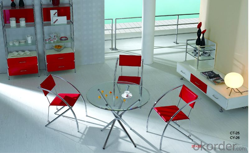 Modern  crtstal dinning chair and desk sets CMAX-10 System 1