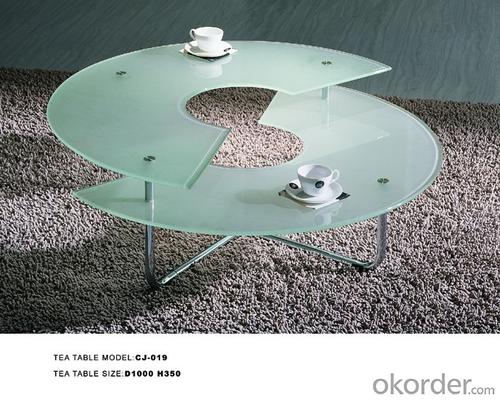 Modern  crtstal desk colorful styles CMAX-07 System 1