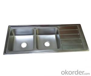 Stainless Steel Kitchen Sinks  with Drainboard 1200x500mm
