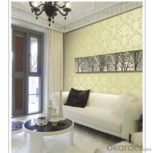 new designed PVC embossed wallpaper factory System 1