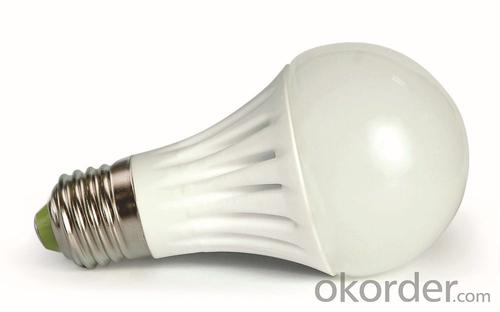 7W Aluminum Plastic Bulb, A60 E27 led bulbs , 230 beam aluminum bulb System 1