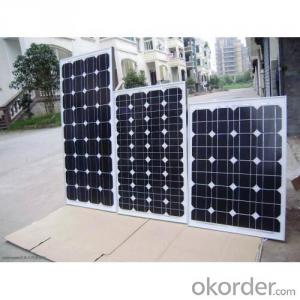 100W mono solar module for solar power plant