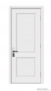 2014 newest design unfinished sound knotty solid pine wood door