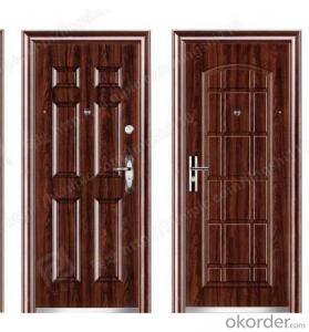 Exclusive paint security steel door with Europe standard(ISO/CE SGS approved)