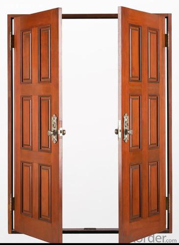 interior cold roll steel solid wooden door System 1