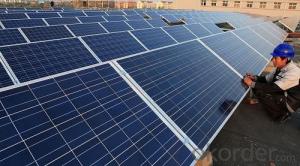 solar panels for big projects and power plant