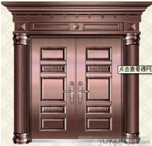 luxury and new design splicing steel door in china