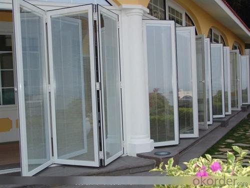 Energy saving aluminium folding door with thermal break profile System 1