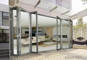 Double Glazing Aluminium Modern design Folding Door