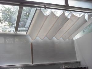 Motorized FCS Folding Skylight Blinds Used in Projects