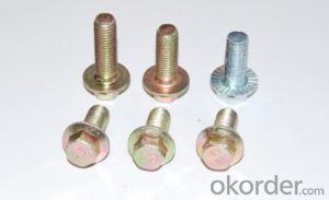 HDG Wheel Bolt Hex Flange Bolt From Factory With High Quality
