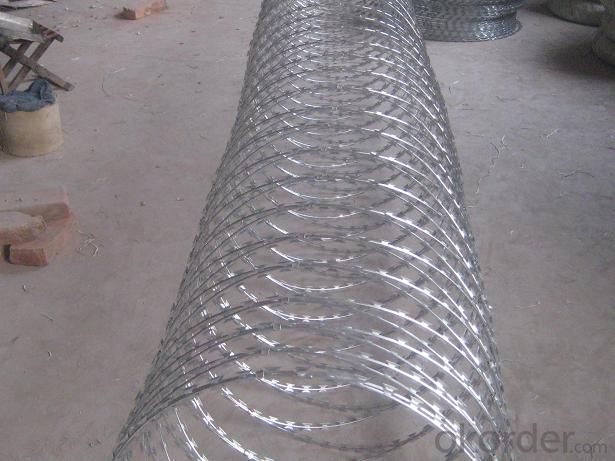 Hot Dipped Galvanised Razor Barbed Iron Wires