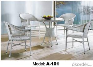 Outdoor furniture Hand Rattan Coffe chair & table suite A-101 System 1